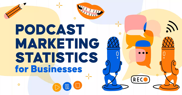 Podcastmarknadsföringsstatistik för företag [Infographic]
