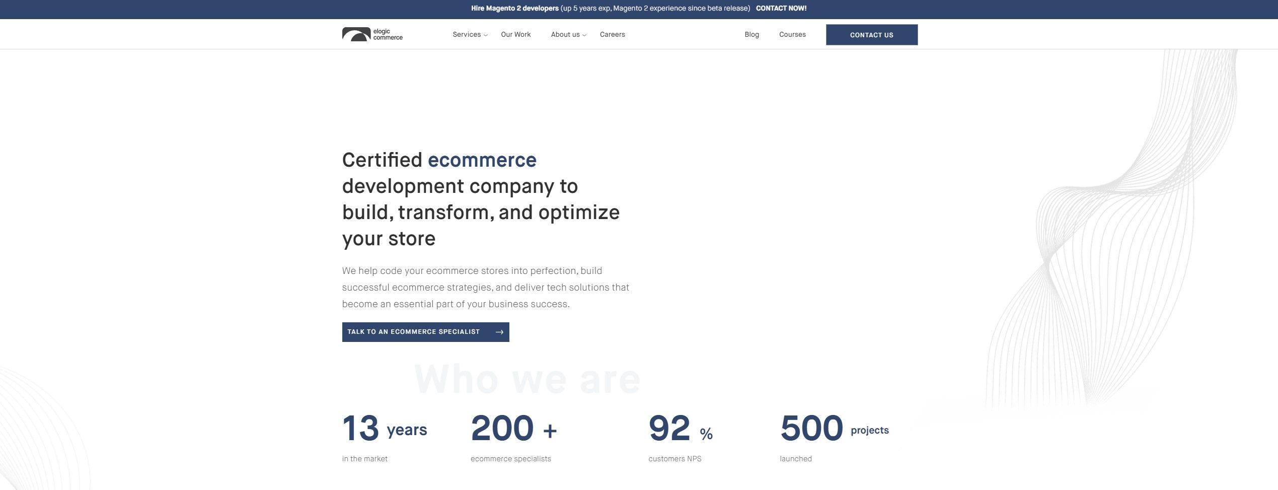 elogic ecommerce development site