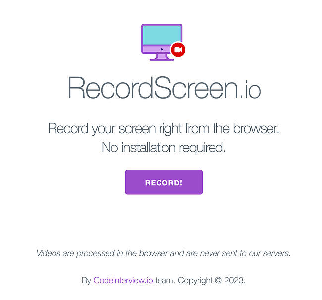 best screen recorder: Record Screeen io