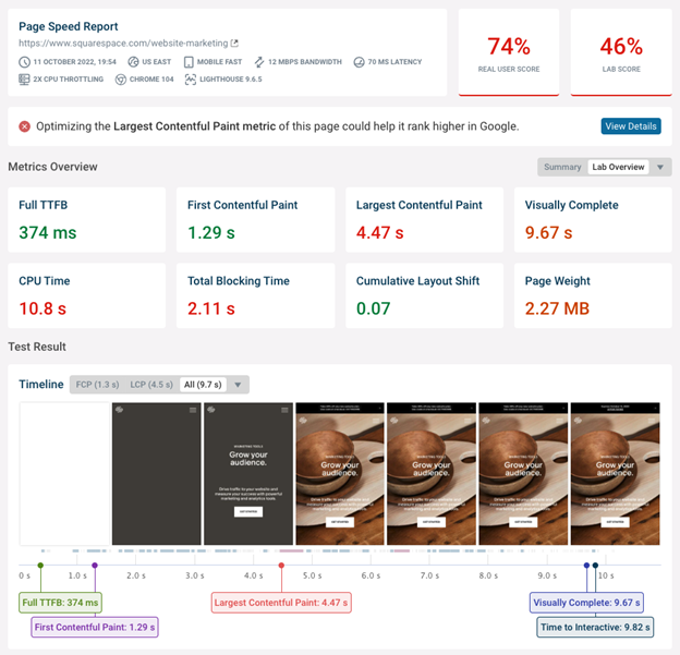 Run-a-website-speed-test-for-optimization