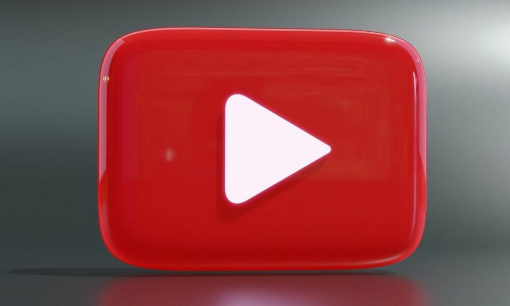 Image showing 3D Glass Youtube Icon