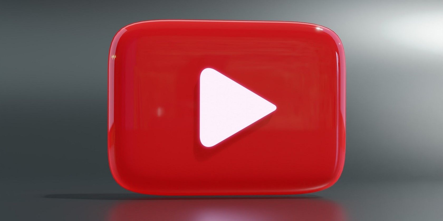 Image showing 3D Glass Youtube Icon