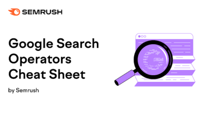 Google Search Operators Cheat Sheet [Infographic]