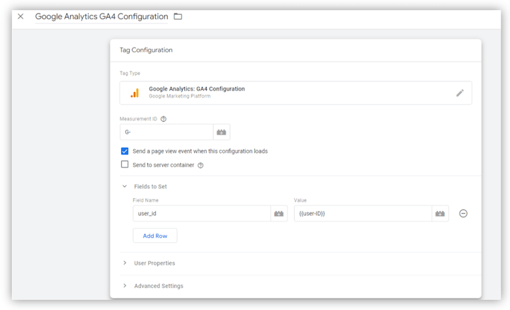 ga4 user-id configuration