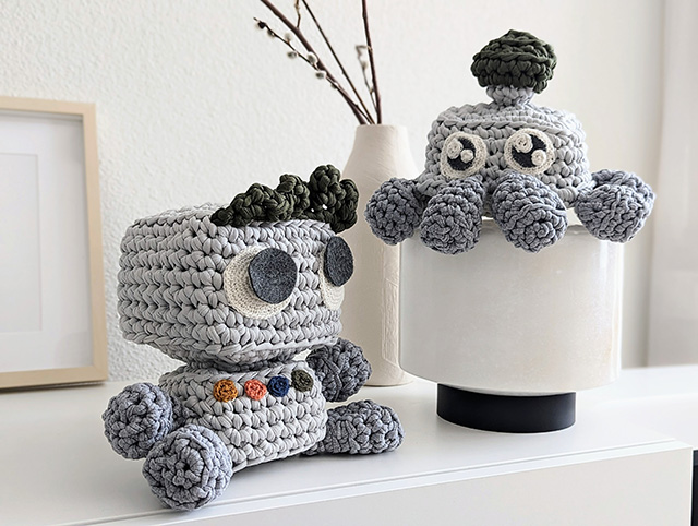 Crochet Google Bot Spider by Lizzi Sassman of Google
