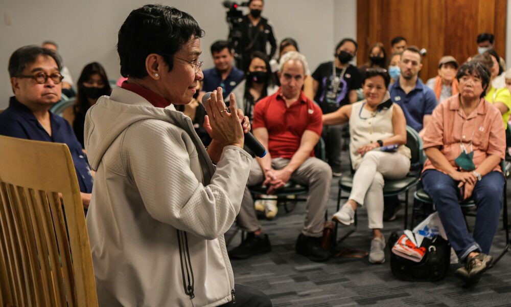 Maria Ressa: Don’t quit Facebook despite ‘toxic sludge’ on platform