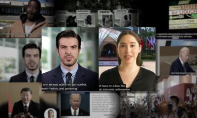 Video: Realistic newscasts feature AI-generated anchors disparaging the US