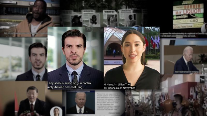 Video: Realistic newscasts feature AI-generated anchors disparaging the US