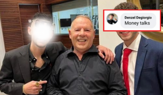 ‘Money talks’ facebook comment gets George Degiorgio’s son arrested