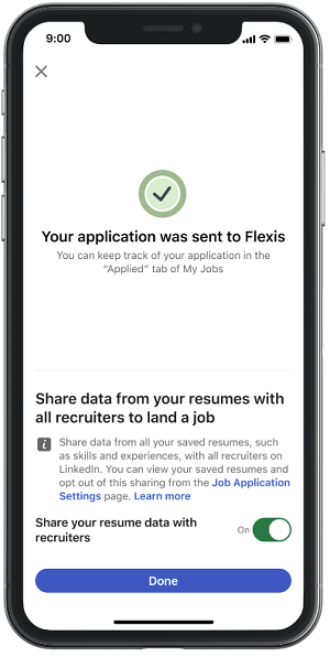 LinkedIn job search update