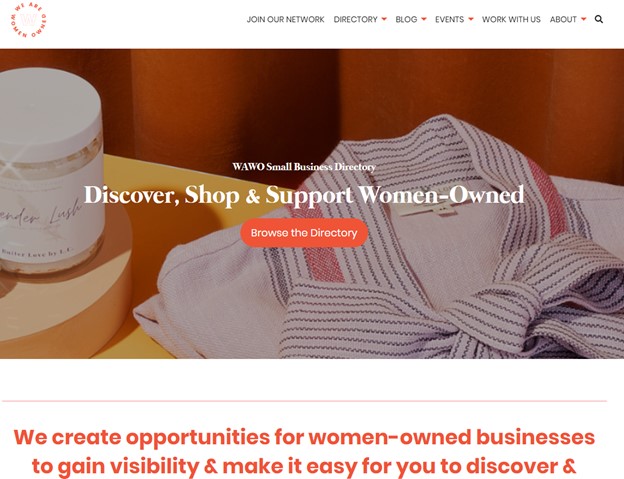 directory listings - we are women owned