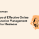 8 Keys for Effective Online Reputation Management [Infographic]