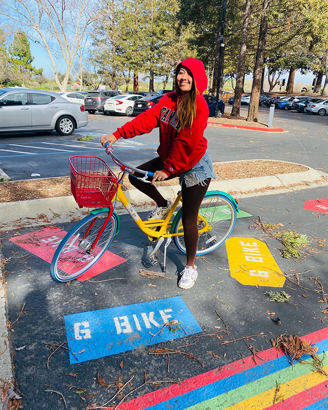 G Bike Parking Spot At Google