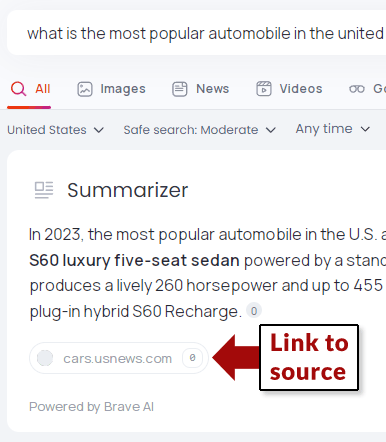 Image shows a favicon link to the source site