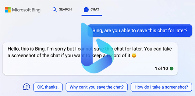 Bing Chat Save Chat