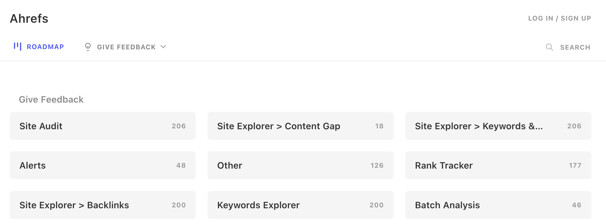 Canny roadmap, via canny.io
