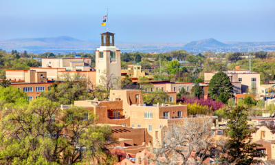 View from a rooftop in Santa Fe, New Mexico