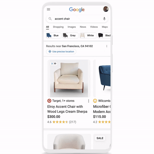 Google Ads with Augmented reality