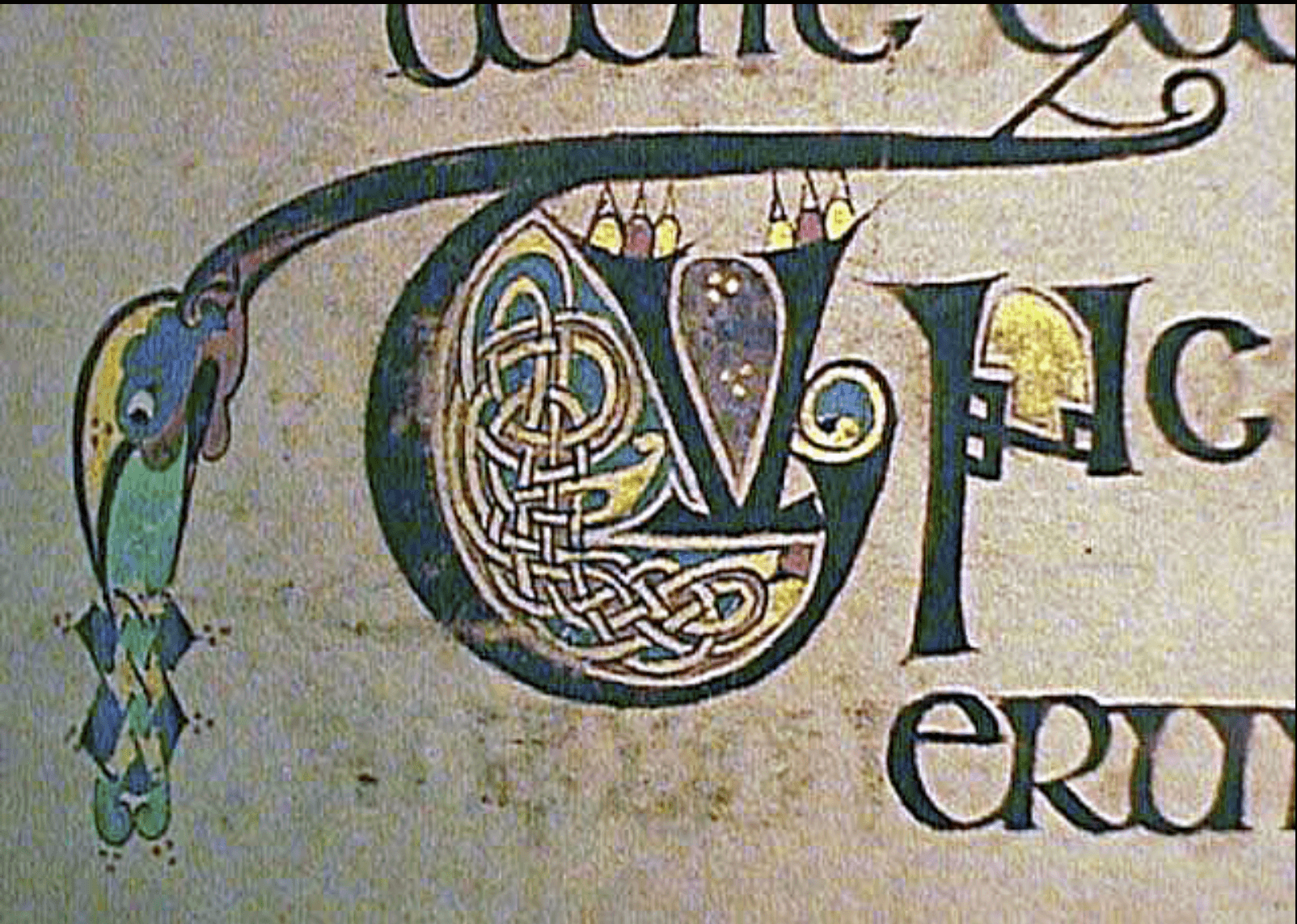 Creativity in an ancient illuminated manuscript