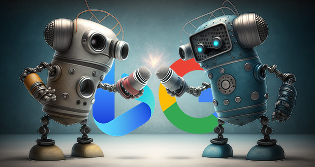 Google Bard Vs Bing Chat Robot