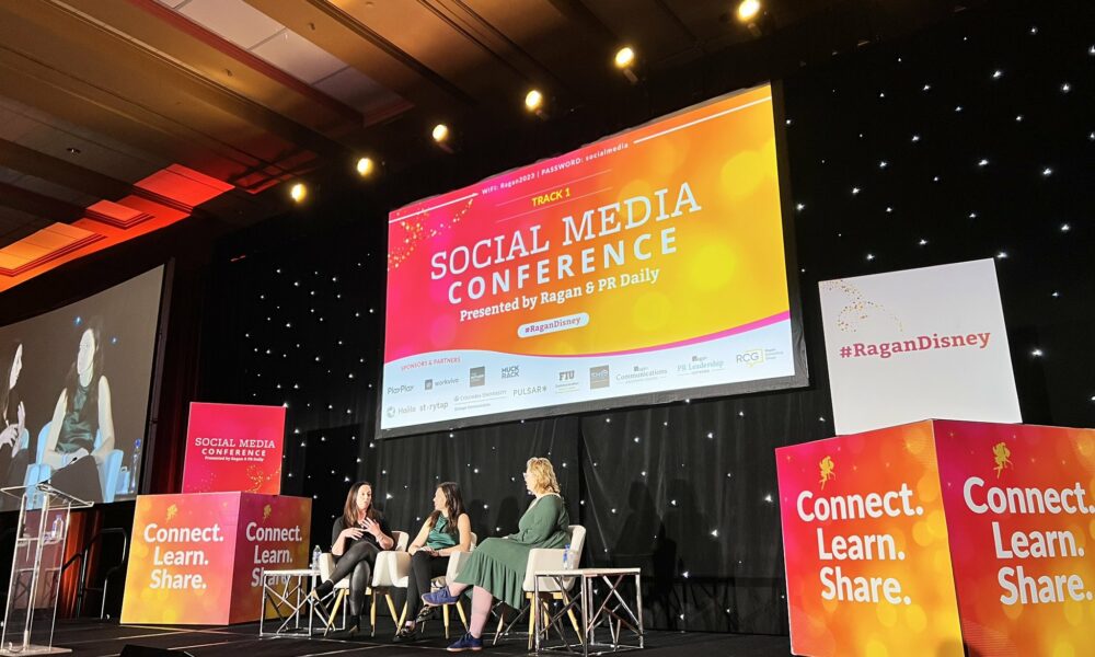 A panel from Ragan and PR Daily's Social Media Conference 2023
