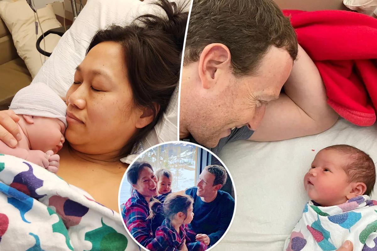 Mark Zuckerberg, wife Priscilla Chan welcome third baby girl