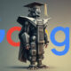 Google Bard Robot Cap Gowns Upgrade