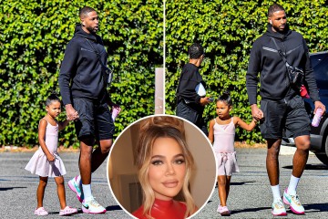 True, 4, holds dad Tristan's hand in new pics amid rumors he is back with Khloe