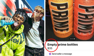 Empty Prime bottles selling for $35 on Facebook: 'Cannot be serious'