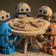 Robots Round Table Matzah Meals