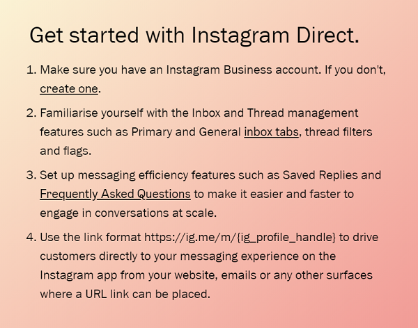 Instagram DM tips