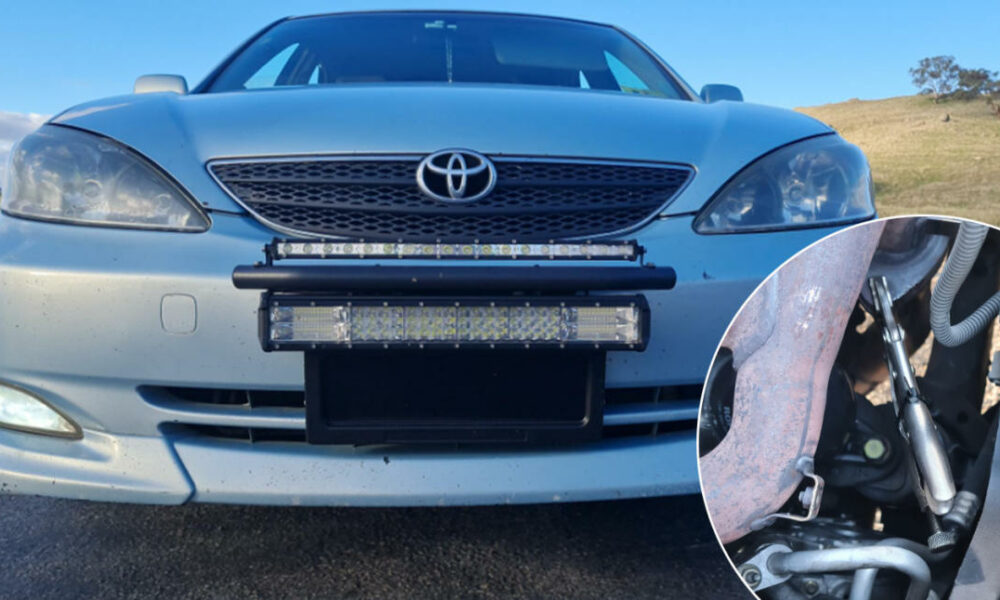 Mann aus Melbourne verspottet, nachdem Polizisten einen schockierenden Fund im Motor gemacht haben