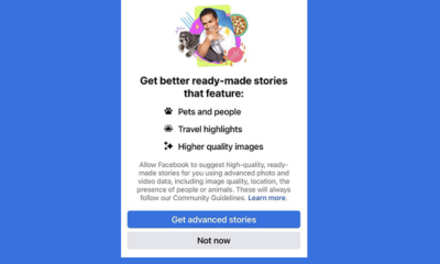 Facebook Tests AI Generated Stories Based on Your Previously Shared Images