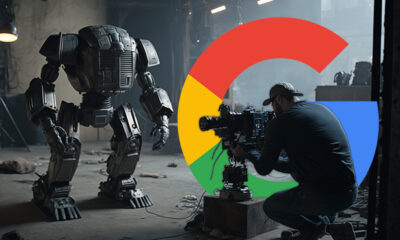 Google Logo Videographer Robot