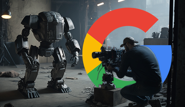 Google Logo Videographer Robot
