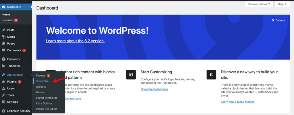 wordpress-dashboard