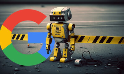 Robot Crime Scene Police Line Google Logo