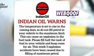 Check | Has Indian Oil Warned Against Filling the Fuel Tank to Maximum Limit?