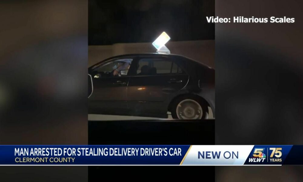Witness goes on Facebook Live to help catch thief after suspect steals delivery car
