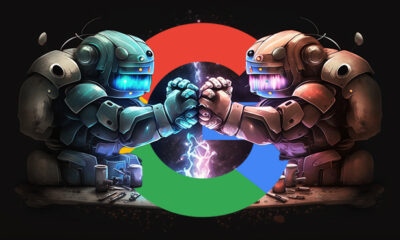 Google Twin Bots Wrestle