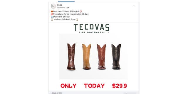 Boots ad screenshot