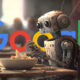 Robot Eating Google Logos