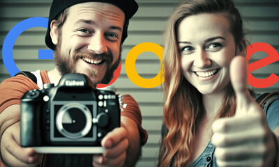 Two Videographers Thumb Up Google Logo