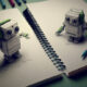 Robots Writing Notepads