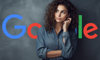 Woman Jean Shirt Google Logo