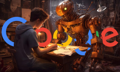 Boy Building Robot Google Logo