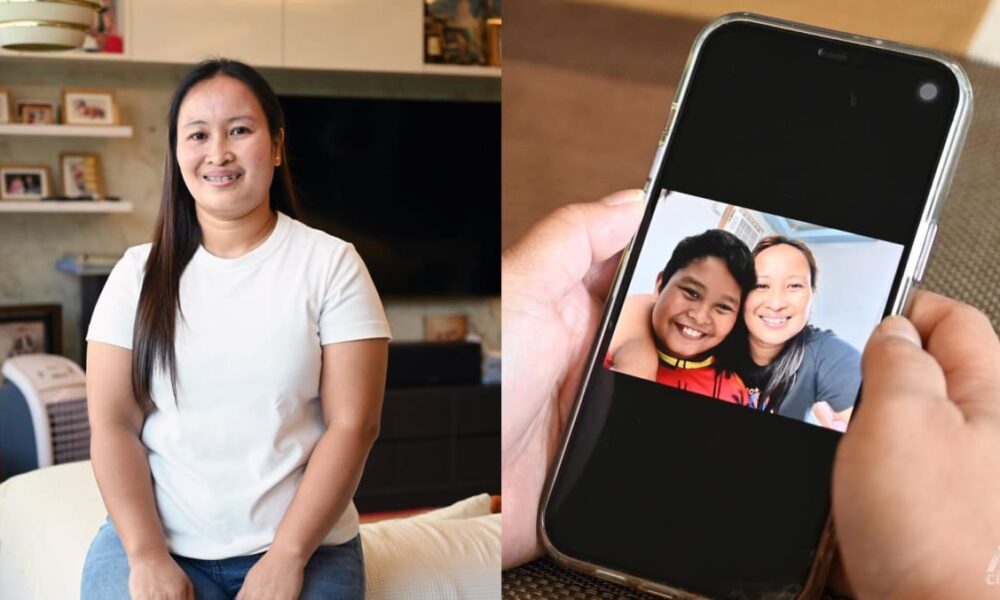 How a Filipino domestic helper in Singapore copes with missing her son back home