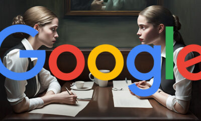 Women Practicing Words Table Google Logo