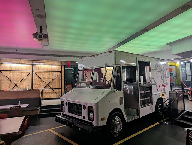 Indoor Food Trucks At Google