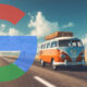 Google Maps Minibus Open Road